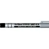 Marqueur artline permanent pointe fine conique 1.2mm tous supports corps métal encre pigmentée résiste eau argent