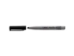 Marqueur bic permanent marking 1445 tracé 1mm encre base alcool inodore corps plastique multiusage coloris noir