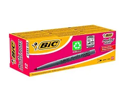 Marqueur bic permanent marking 1445 tracé 1mm encre base alcool inodore corps plastique multiusage coloris rouge