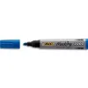 Marqueur bic permanent marking 2000 pointe ogive tracé 2.5mm corps plastique encre base alcool coloris bleu