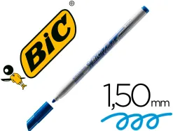 Marqueur bic velleda 1721 effaçable pointe ogive 1mm encre alcool sans odeur corps plastique bleu
