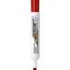 Marqueur bic velleda 1791 effaçable pointe biseautée tracé 2/5mm corps plastique encre cétone rouge