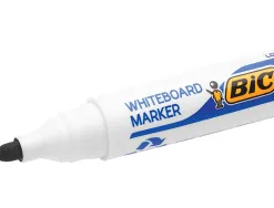 Marqueur bic velleda 1701 effaçable pointe ogive tracé 1.5mm encre base alcool inodore corps plastique rouge