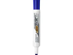 Marqueur bic velleda 1711 effaçable pointe ogive tracé 2mm corps plastique encre cétone bleu