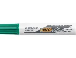 Marqueur bic velleda 1711 effaçable pointe ogive tracé 2mm corps plastique encre cétone vert