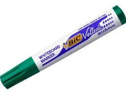 Marqueur bic velleda 1701 effaçable pointe ogive tracé 1.5mm encre base alcool inodore corps plastique vert