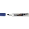 Marqueur bic velleda 1791 effaçable pointe biseautée tracé 2/5mm corps plastique encre cétone bleu