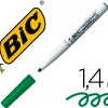 Marqueur bic velleda 1741 effaçable pointe ogive tracé 2mm encre cétone format stylo grande longévité vert