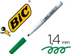 Marqueur bic velleda 1741 effaçable pointe ogive tracé 2mm encre cétone format stylo grande longévité vert