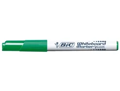 Marqueur bic velleda 1741 effaçable pointe ogive tracé 2mm encre cétone format stylo grande longévité vert