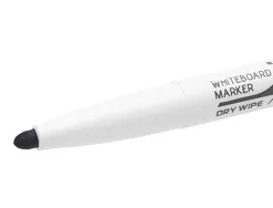 Marqueur bic velleda 1741 effaçable pointe ogive tracé 2mm encre cétone format stylo grande longévité noir
