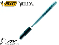 Marqueur bic velleda 1741 effaçable pointe ogive tracé 2mm encre cétone format stylo grande longévité noir