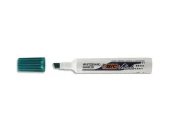 Marqueur bic velleda 1791 effaçable pointe biseautée tracé 2/5mm corps plastique encre cétone vert