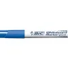 Marqueur bic velleda 1741 effaçable pointe ogive tracé 2mm encre cétone format stylo grande longévité bleu