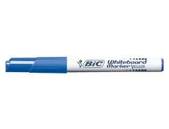 Marqueur bic velleda 1741 effaçable pointe ogive tracé 2mm encre cétone format stylo grande longévité bleu