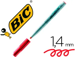 Marqueur bic velleda 1741 effaçable pointe ogive tracé 2mm encre cétone format stylo grande longévité rouge