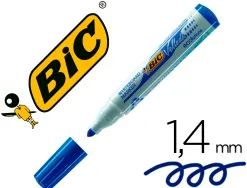 Marqueur bic velleda 1701 effaçable pointe ogive tracé 1-5mm encre base alcool inodore corps plastique bleu
