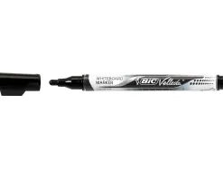 Marqueur bic velleda pocket effaçable pointe ogive tracé 3mm encre liquide base alcool format poche noir