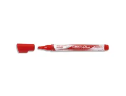 Marqueur bic velleda pocket effaçable pointe ogive tracé 3mm encre liquide base alcool format poche rouge