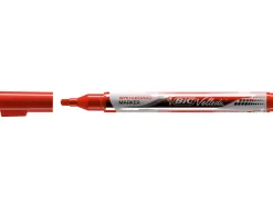 Marqueur bic velleda pocket effaçable pointe ogive tracé 3mm encre liquide base alcool format poche rouge