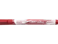 Marqueur bic velleda pocket effaçable pointe ogive tracé 3mm encre liquide base alcool format poche rouge