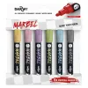 Marqueur darwi marbel universel pointe ronde medium 4mm coloris assortis pastel set 6 unites