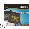 Marqueur darwi tex opak pour tissus pointe 2mm coloris assortis set 12 unites