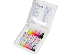 Marqueur edding 5000 boite de 5 couleurs assortis