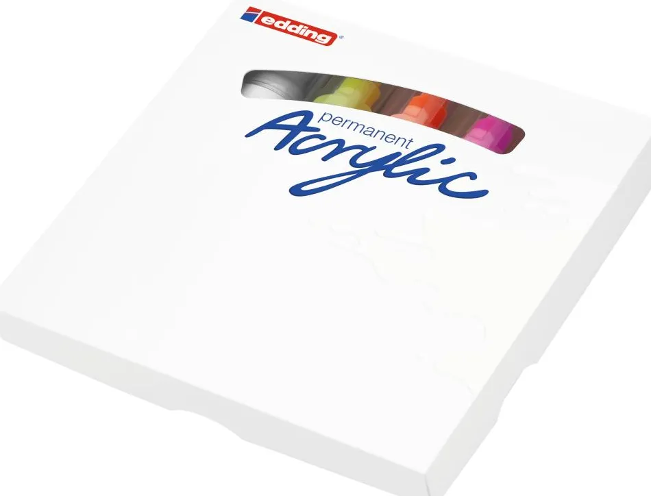 Marqueur edding 5000 boite de 5 couleurs assortis