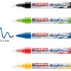 Marqueur edding 5100 boite de 5 couleurs assortis