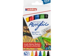 Marqueur edding 5100 boite de 5 couleurs assortis