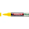 Marqueur edding 50 ecoline peinture base eau pointe ogive 2/3mm coloris jaune