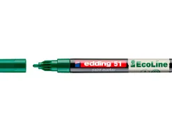 Marqueur edding 51 ecoline peinture base eau pointe ogive 1/2mm coloris vert