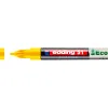Marqueur edding 51 ecoline peinture base eau pointe ogive 1/2mm coloris jaune