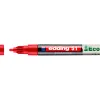 Marqueur edding 51 ecoline peinture base eau pointe ogive 1/2mm coloris rouge