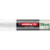 Marqueur edding 55 ecoline peinture base eau pointe biseautee 4/15mm coloris blanc