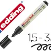 Marqueur edding 21 ecoline permanent rechargeable pointe ogive 1,5/3mm coloris noir