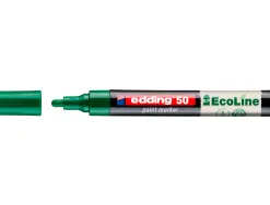 Marqueur edding 50 ecoline peinture base eau pointe ogive 2/3mm coloris vert