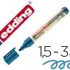 Marqueur edding 28 ecoline tableau blanc rechargeable pointe ogive 1,5/3mm effacable a sec coloris bleu