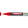 Marqueur edding 50 ecoline peinture base eau pointe ogive 2/3mm coloris rouge