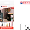 Marqueur edding e-751 peinture brillante metallique couvrante verre metal plastique pointe fine - 5 un