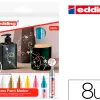 Marqueur edding e-750 peinture brillante couvrante verre metal plastique papier couche pointe moyenne - 8un