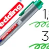 Marqueur edding e12 tableau blanc rétractable rechargeable pointe ogive 1.5/3mm effaçable à sec coloris vert