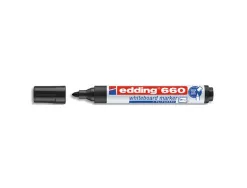 Marqueur edding e660 tableau blanc rechargeable pointe ogive tracé 1.5/3mm encre cap-off pigmentée non toxique noir