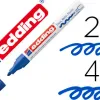 Marqueur edding permanent peinture e750 pointe moyenne 2/4mm encre laquée opaque tous supports résistant chaleur bleu