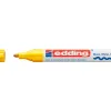Marqueur edding permanent peinture e750 pointe moyenne 2/4mm encre laquée opaque tous supports résistant chaleur jaune