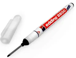 Marqueur edding permanent de précision e8850 à pointe ultra longue et fine 0.7/1mm forme ronde noir