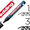 Marqueur edding permanent chevalet e380 pointe ogive tracé 1.5/3mm corps plastique spécial flipchart coloris noir