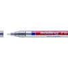 Marqueur edding permanent peinture e751 pointe fine 1/2mm encre laquée opaque tous supports résistant chaleur argent