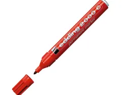 Marqueur edding permanent e2000c pointe ogive tracé 1.5/3mm corps aluminium couleurs assorties pochette 4 unités